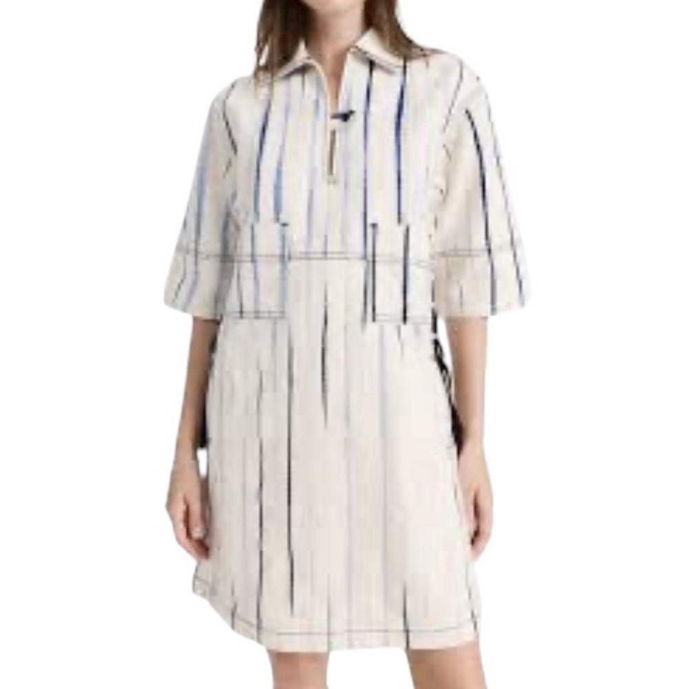 Tory Burch Dress Women's Size 2 Tie Dyed Denim Mini Designer Formal $698